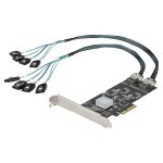STARTECH.COM SATA PCIe Controller 8 Port - 6Gbit/s SATA...
