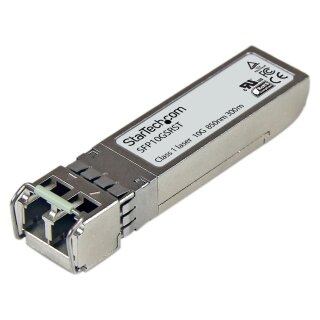 STARTECH.COM FET-10G-ST Transceiver Modul SFP+ Module 10GBase-SR Cisco kompatibel Glasfaser 850nm LC Multimode mit DDM
