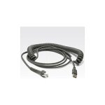 Zebra USB-Verbindungskabel 2,7m gewickelt grau