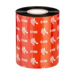 Zebra 5100 Resin - Black - 110 mm x 450 m - Thermal...