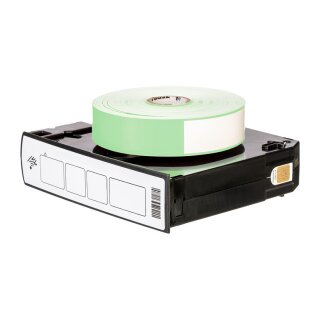 Zebra Z-Band Direct - Polypropylene (PP) - permanent acrylic adhesive - perforated - 6 mil - green,