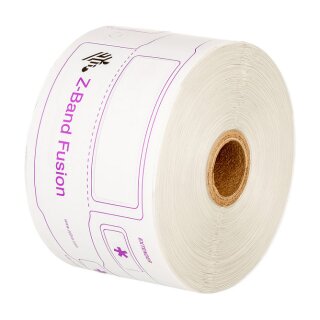 Zebra Z-Band Fusion - polypropylene (PP) - adhesive - white - 70 x 22 mm 1000 pcs. (5 roll(s) (FID-A