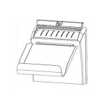 Zebra cutting device for printer labels