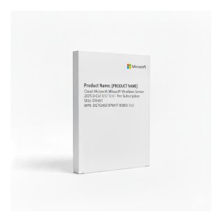Cloud Microsoft Windows Server 2025 D-Cal 1J1J - Per Subscription