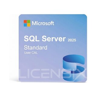 Cloud Microsoft SQL Server 2025 - 1 User CAL - perpetual