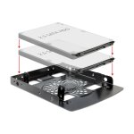 Einbaurahmen 3.5" > 2 x 2.5" HDD