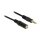 Klinkenverlängerungskabel 3,5 mm 3 Pin Stecker > Buchse 0,5 m schwarz