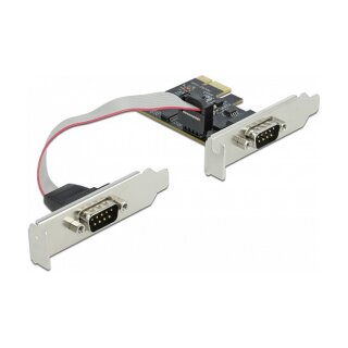 2x seriell DeLock PCI Express Adapter