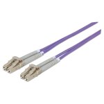 LWL Anschlusskabel LC/LC 2M Multimode OM4 lila