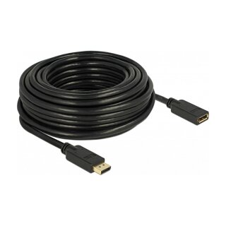 DisplayPort (ST-ST) 15m 4K 60Hz DeLock Black