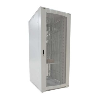ALLNET Netzwerkschrank 19" 42HE B800/T1200mm perforierte Blechtüren Lichtgrau SNB-Serie