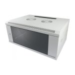 ALLNET Netzwerkschrank 19" 4HE 1-teilig T450mm...