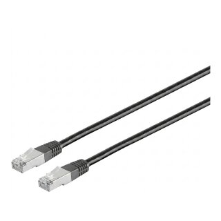 Patchkabel CAT5e RJ45 F/UTP 3m Black