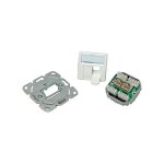Telegärtner Dose AMJ45 UP/50 2 x RJ-45 Kat.6 Class E...