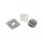 Telegärtner Dose AMJ45 UP/50 2 x RJ-45 Kat.6 Class E alpinweiss