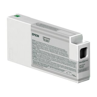 Epson Original UltraChrome HDR Druckerpatrone schwarz hell 700ml (C13T636700)