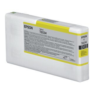 Epson Original UltraChrome Druckerpatrone gelb 200ml (C13T653400)