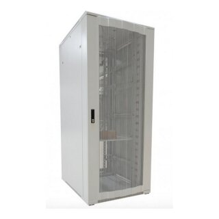 ALLNET Netzwerkschrank 19" 42HE B800/T1000mm perforierte Blechtüren Lichtgrau SNB-Serie
