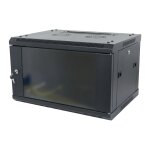 ALLNET Netzwerkschrank 19" 12HE 1-teilig T450mm...
