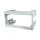ALLNET Netzwerkschrank 19" offen 9HE T300mm Lichtgrau SWD-Serie