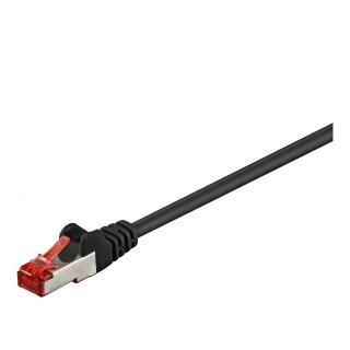 Patchkabel CAT6 RJ45 S/FTP 1m black