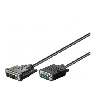 MON DVI-I -> VGA Kabel 2m ST-ST