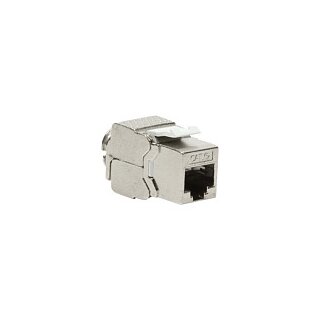 LogiLink Keystone CAT6a RJ45 Buchse STP AWG 22-26 360° Werkzeuglos