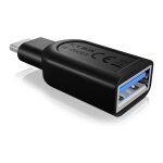 Adapter ICY BOX USB-A > USB-C Black
