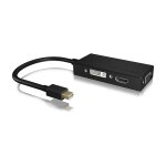 Adapter ICY BOX mini DisplayPort > DVI/HDMI/VGA 4K...