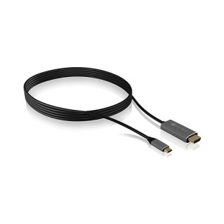 USB-C > HDMI (ST - ST) 1.8m 4K 60Hz ICY BOX Black