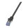 LogiLink PrimeLine Patchkabel CAT6a RJ45 S/FTP PiMF LSZH 1m Schwarz