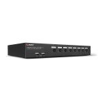 KVM Switch 8xDisplayPort/Audio/USB Lindy Black