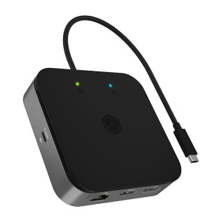 ICY BOX IB-DK408-C41 USB4/Thunderbolt 4 7-in-1 PD 60W DockingStation
