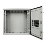 ALLNET Wandgehäuse 19" 12HE T488mm Lichtgrau...