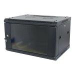 ALLNET Netzwerkschrank 19" 18HE 1-teilig T450mm...