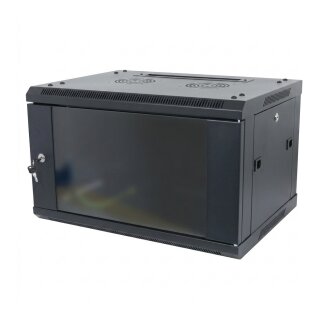 ALLNET Netzwerkschrank 19" 15HE 1-teilig T600mm Schwarz zerlegt(Flat Pack) SMA-Serie