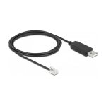 DELOCK Adapterkabel USB Typ-A zu Seriell RS-232 RJ12mit...