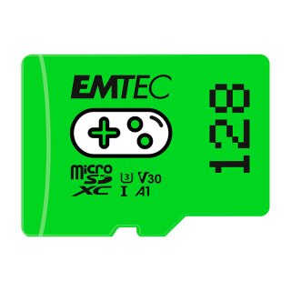 CARD Emtec m128GB UHS-I U3 V30 A1 Gaming Green