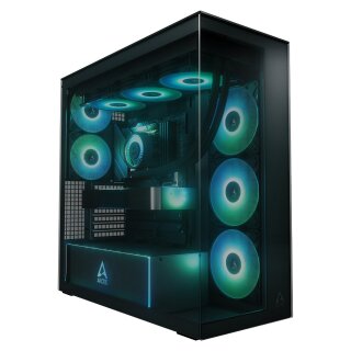 Arctic Xtender black window w/o GPU vertical mount