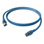 EASYLAN FlexBoot Patchkabel Kat.6A S/FTP blau 1m