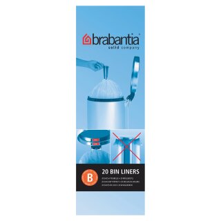 Brabantia PerfectFit Müllbeutel Typ B, 5 L, 20 Stck