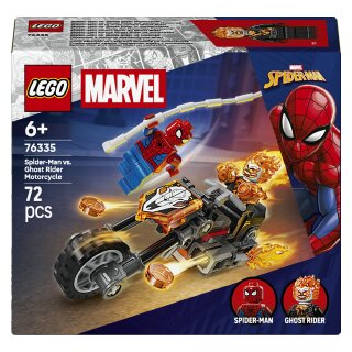 LEGO 76335 Marvel Super Heroes Spider-Man vs. Ghost Rider auf seinem Motorrad
