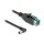 Delock PoweredUSB Kabel Stecker 12 V zu DC 5,5 x 2,1 mm Stecker gewinkelt 1 m