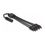 Delock DL4 Solar Splitter Kabel 1 x Stecker zu 4 x Buchse...