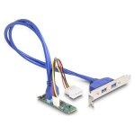 Konverter M.2 Key B+M Stecker zu 2 x USB 5 Gbps Typ-A...