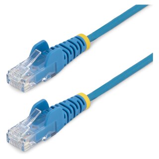 STARTECH.COM 3m CAT6 Cable - Blue Slim CAT6 Patch Cable - Snagless RJ45 Connectors - LSZH - 28 AWG Copper Wire