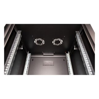 ROLINE 19-Zoll Wandgehuse Pro 16 HE, 600x600 BxT schwarz