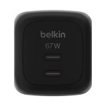 Belkin Ladegert Dual USB-C 67W PD + PPS ,schwarz WCH020kqBK