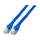 EFB RJ45 Flachpatchkabel U/FTP Cat.6A PVC 0.50m blau