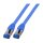 EFB RJ45 Patchk. S/FTP Cat.6A Cat7 TPE superflex 1.00m blau
